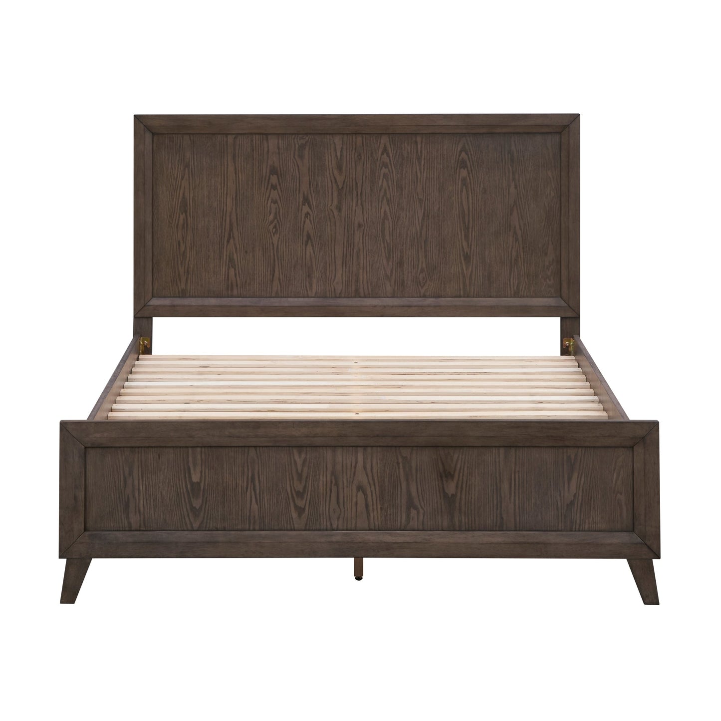 Suno Queen Bed Frame Dark Grey