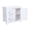 Surya Bedside Table White
