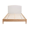 Tammy Double Bed Frame USB Port Oak Grey