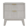 The Croft Bedside Table White Washed