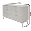 The Croft Dresser White Washed
