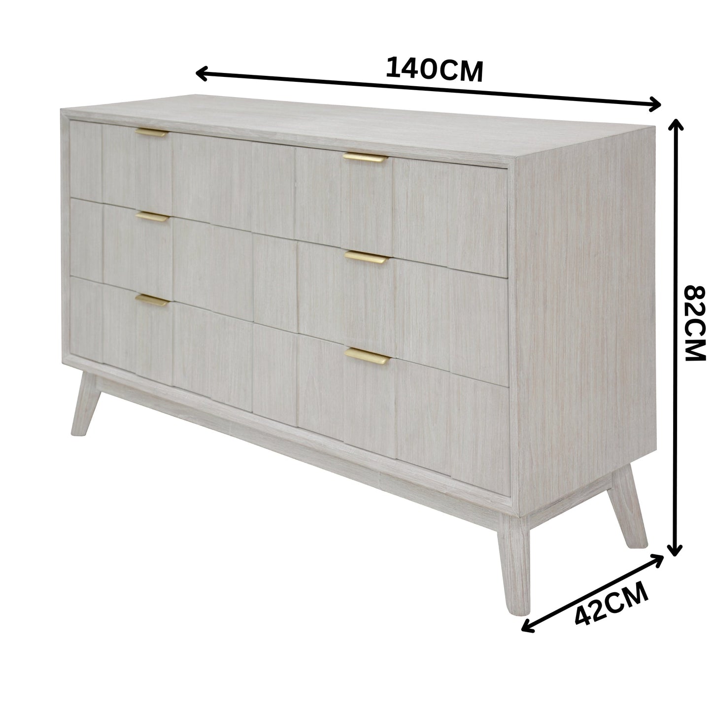The Croft Dresser White Washed