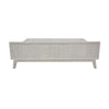 The Croft King Bed Frame Acacia Timber Frame White Washed