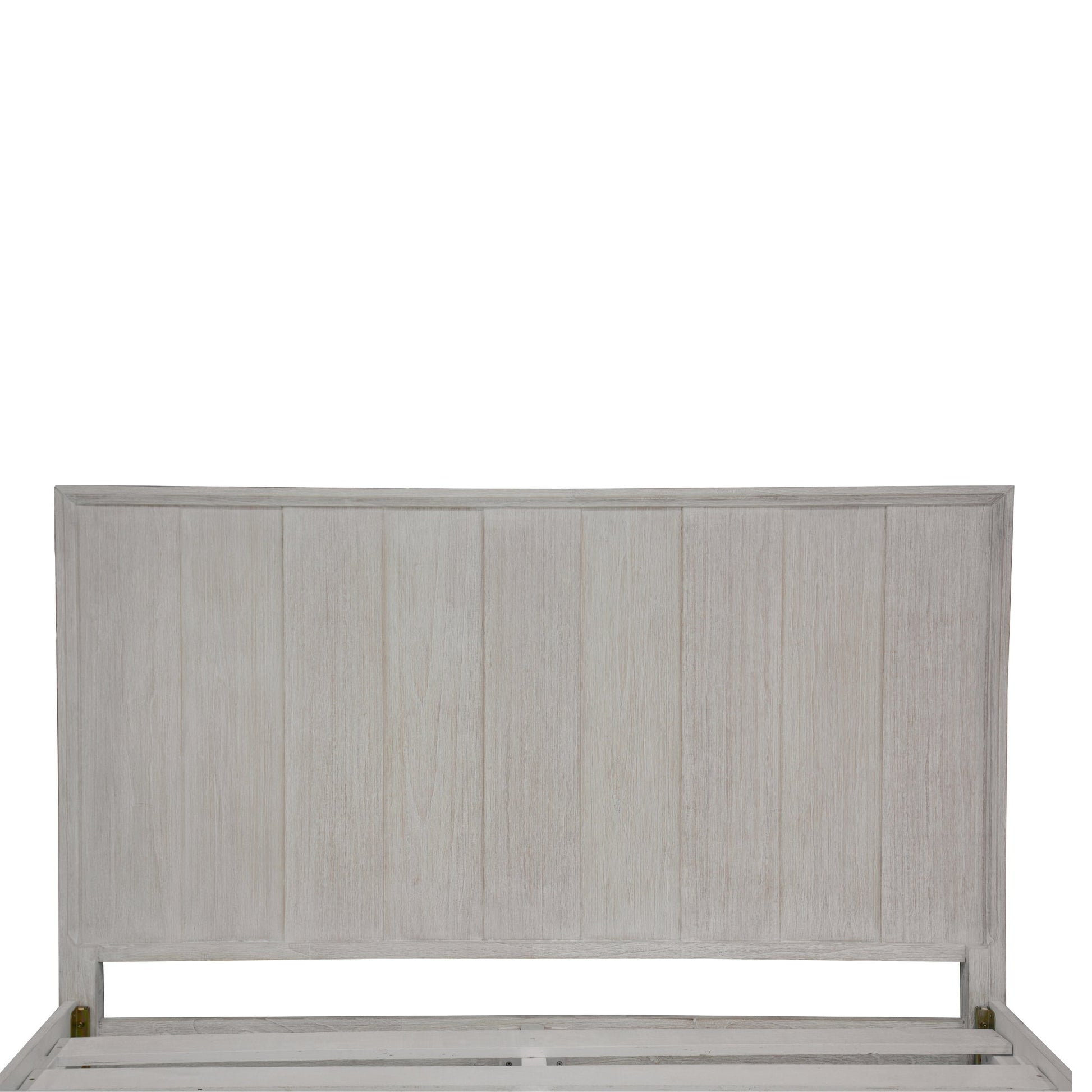 The Croft Queen Bed Frame Acacia Timber Frame White Washed