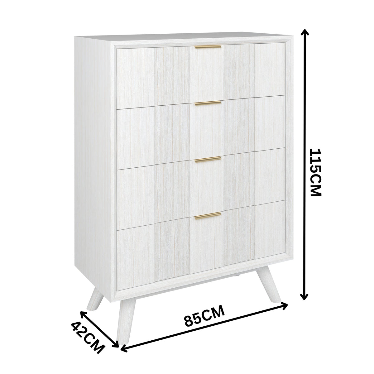 The Croft Tallboy White Washed