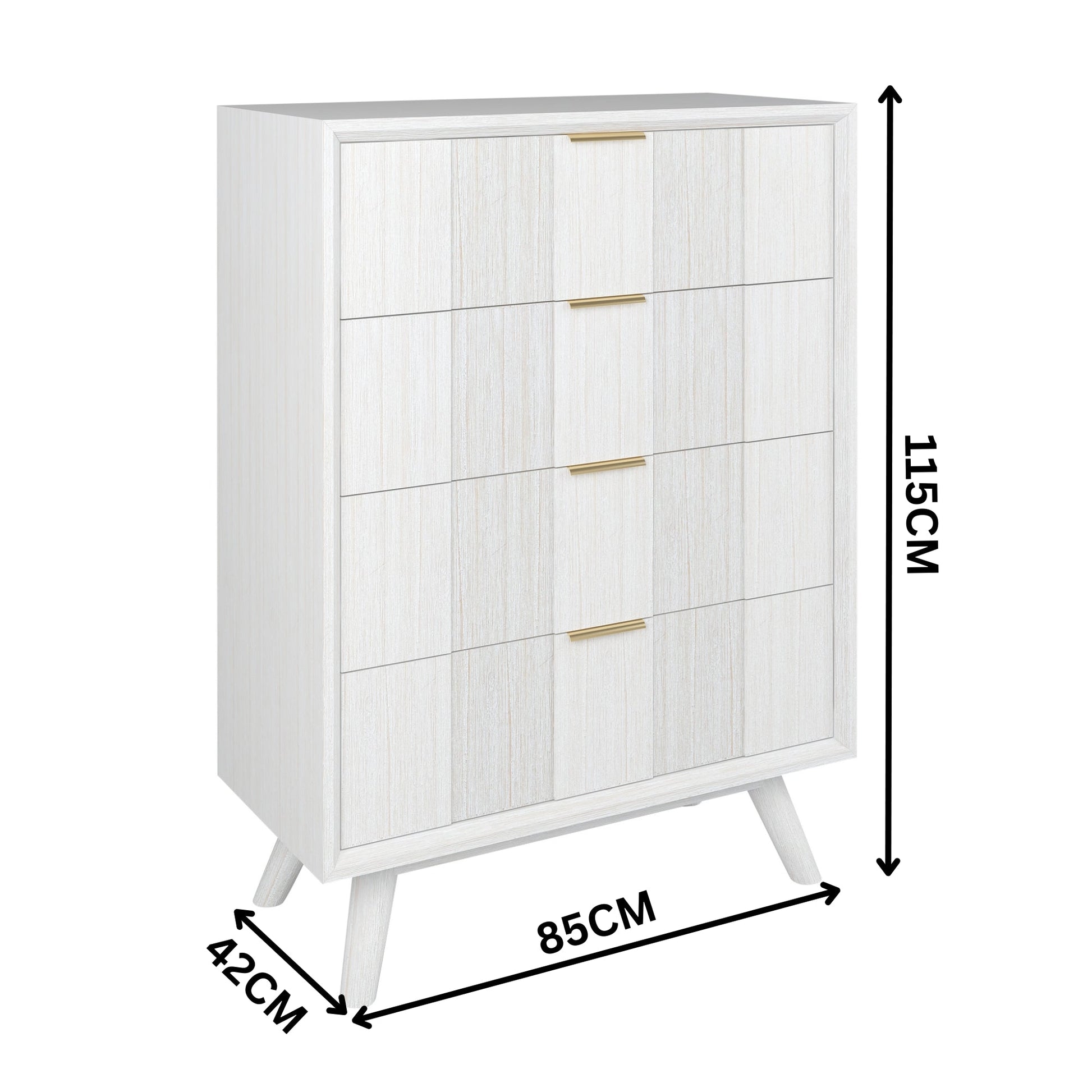 The Croft Tallboy White Washed