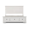 Venice King Size Bed Frame 3 Drawer Storage White