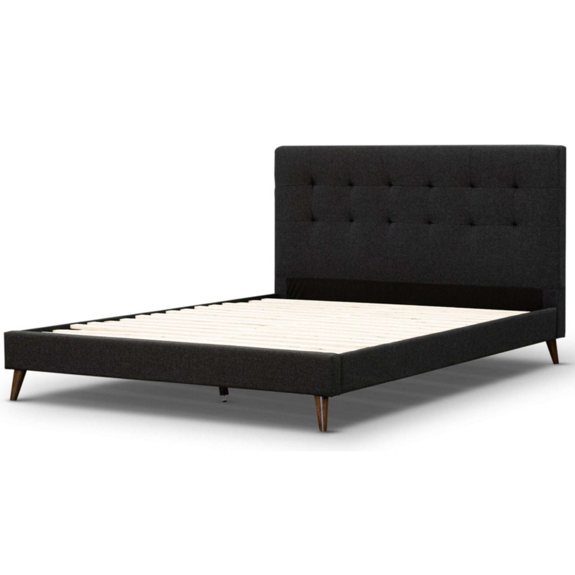 Volga Bed Frame Double Charcoal