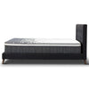 Volga Bed Frame King Single Charcoal