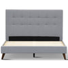 Volga Bed Frame King Single Grey
