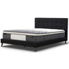 Volga Bed Frame Queen Charcoal