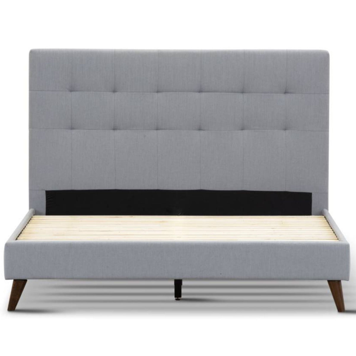Volga Bed Frame Queen Grey