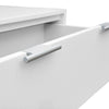 Wavey Bedside Table White
