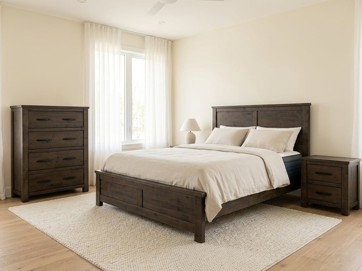 Earth & Timber: a styled bedroom